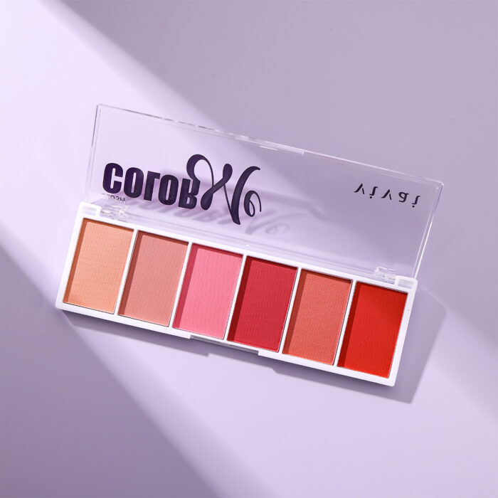 Paleta de Blush 06 cores Matte Color Me